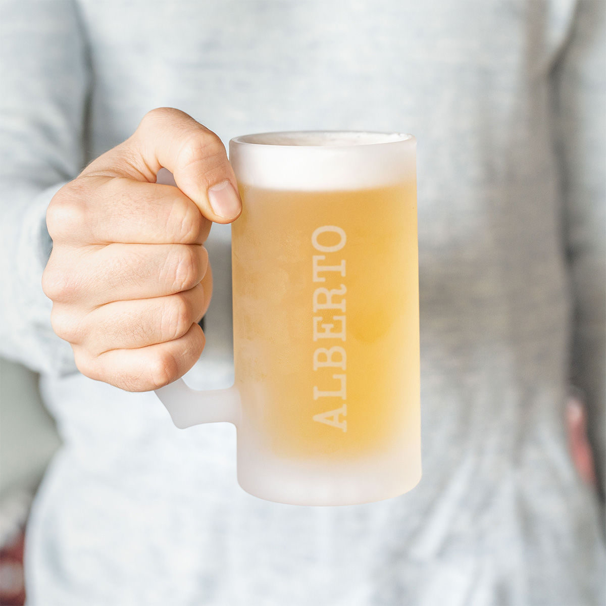 Personalisierbarer Bierkrug mit Gravur