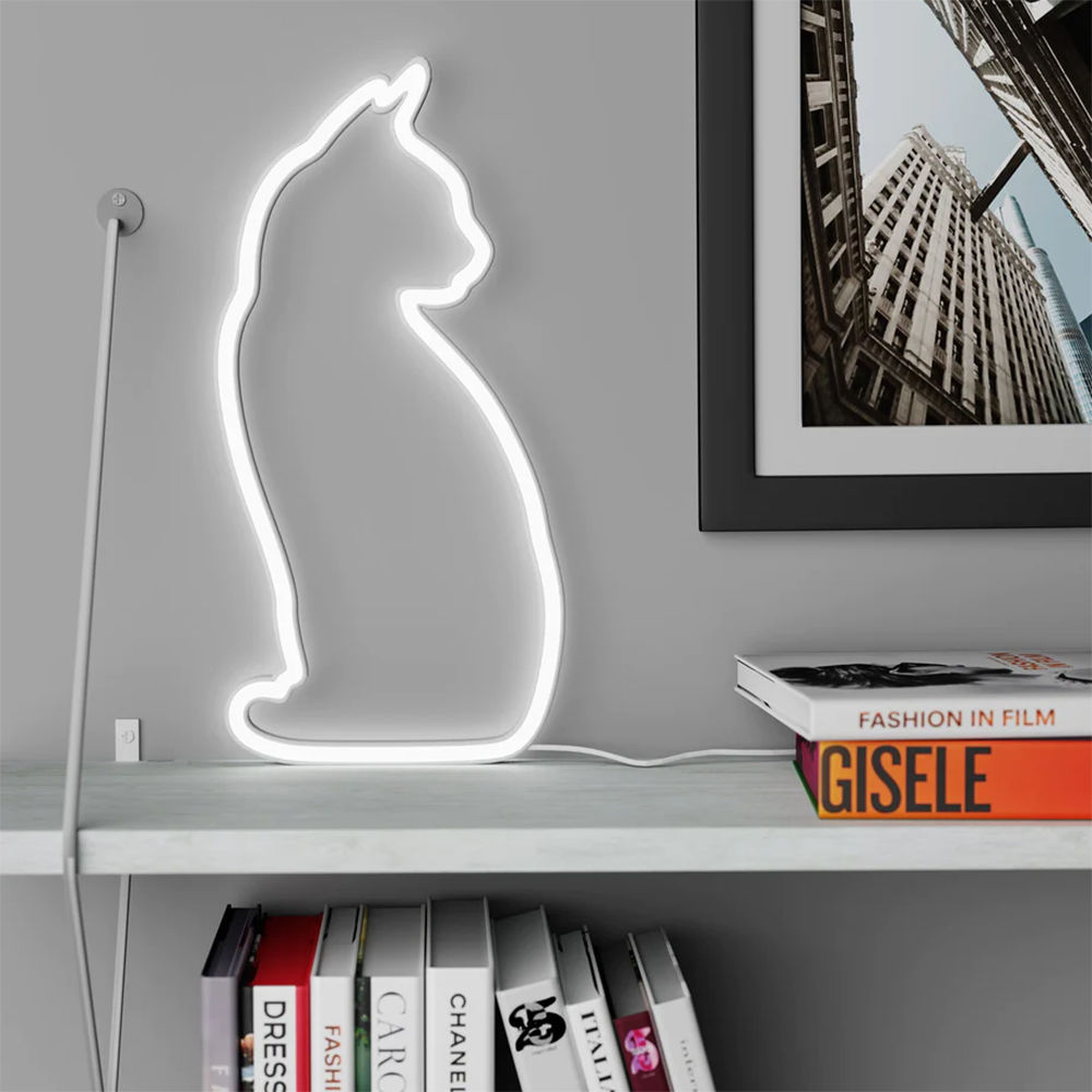 Lampada Neon a forma di Gatto