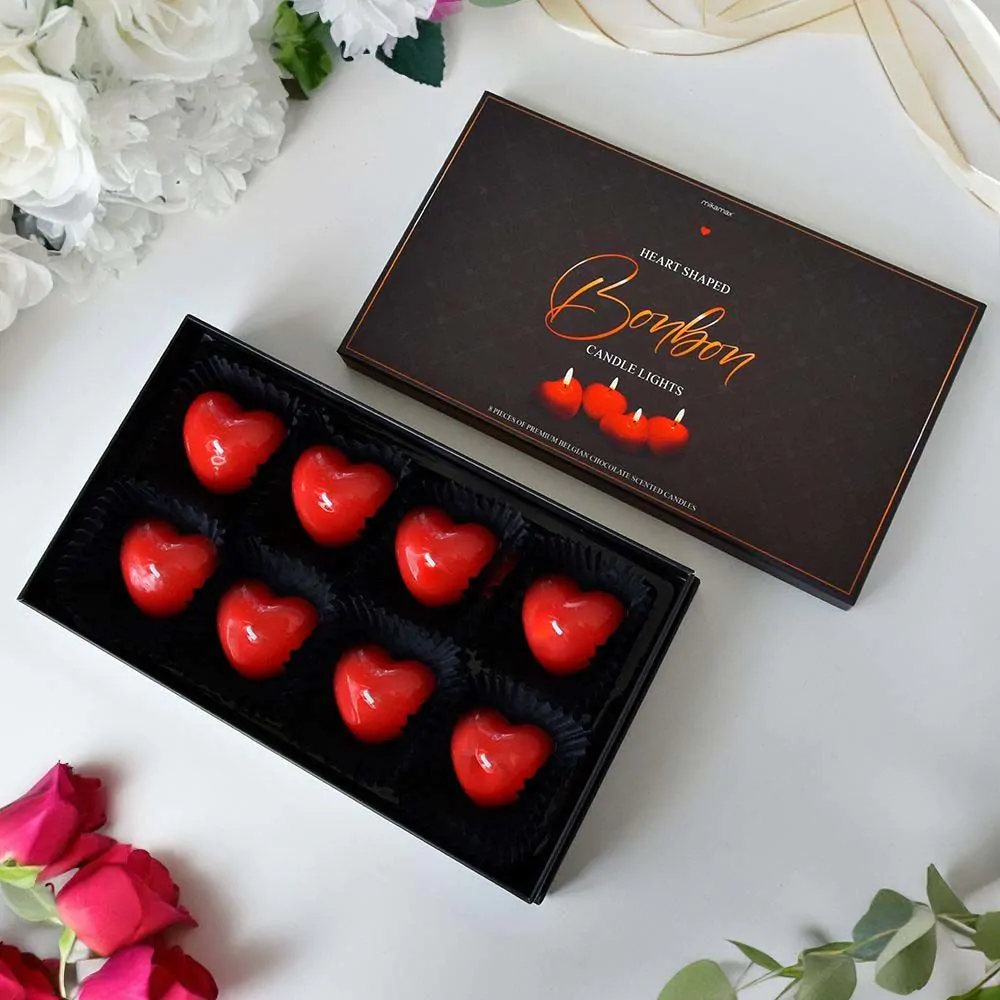 Candele al Profumo di Cioccolato a forma di Cuore
