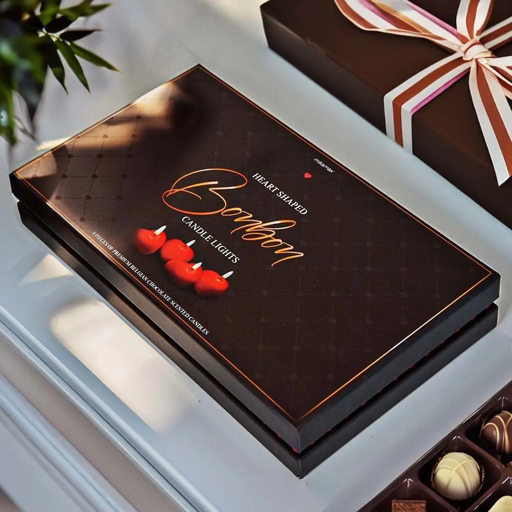 Candele al Profumo di Cioccolato a forma di Cuore