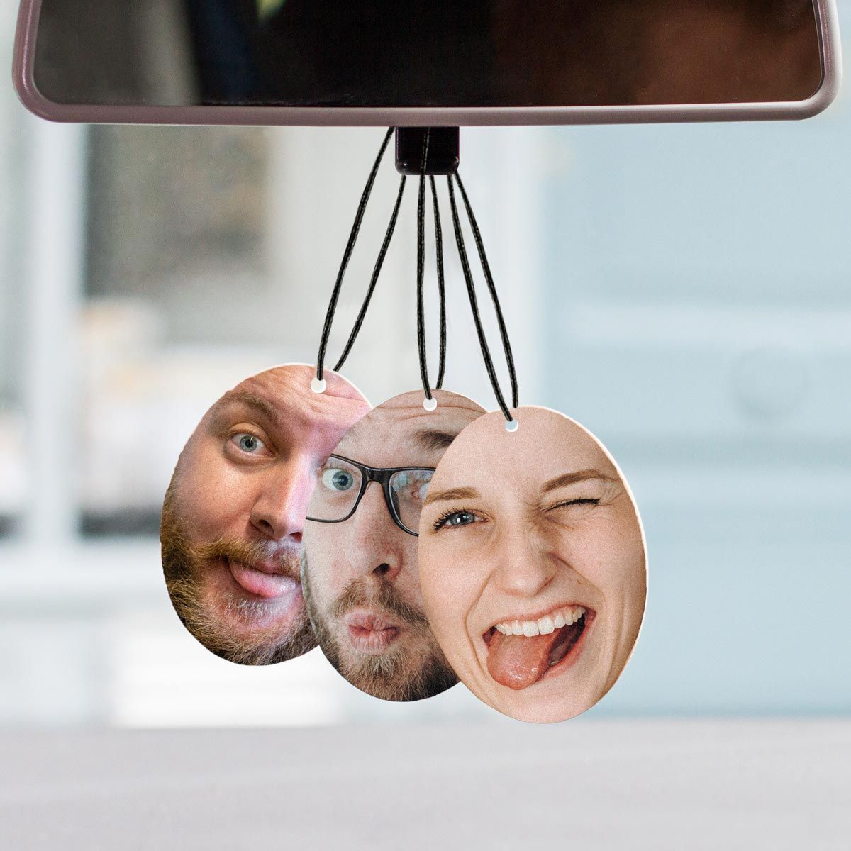 Profumatore Auto Personalizzato con Faccia set da 2