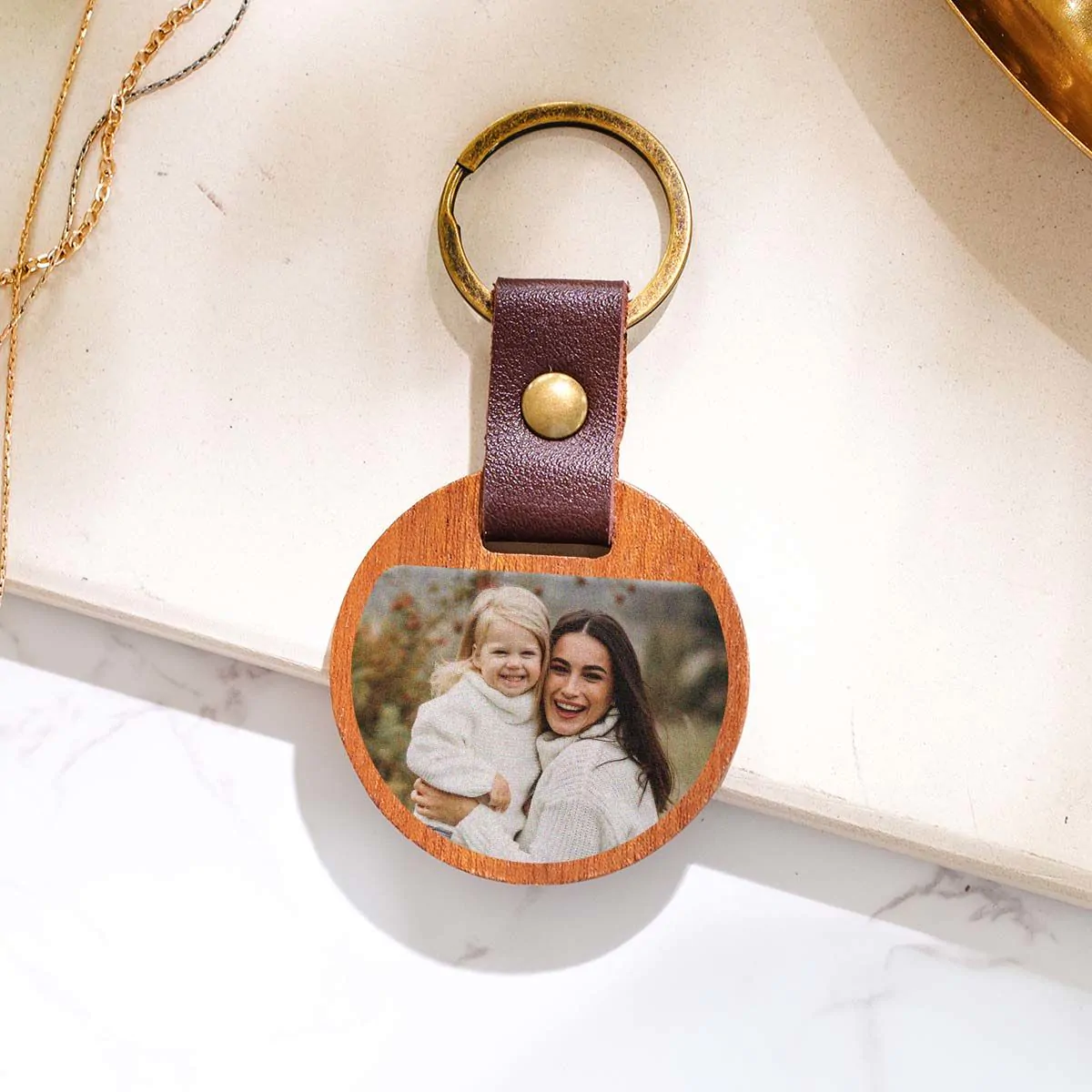 Portachiavi in Legno Personalizzati con Foto
