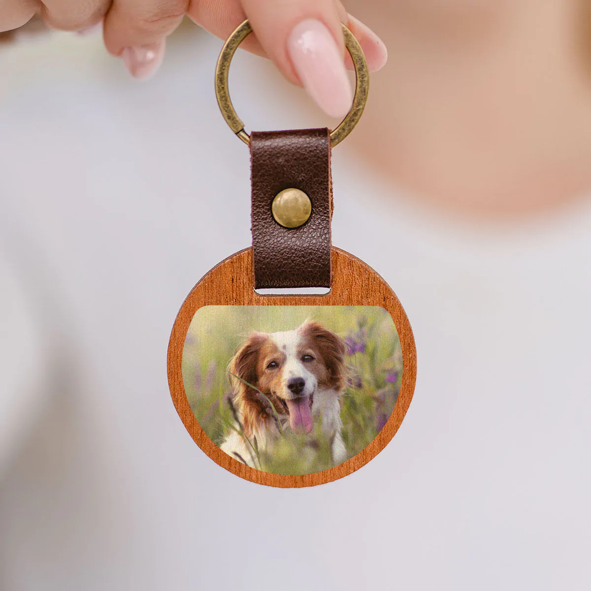 Portachiavi in Legno Personalizzati con Foto