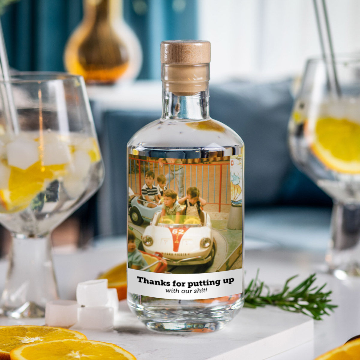 Gin Personalizzato con Foto e Testo