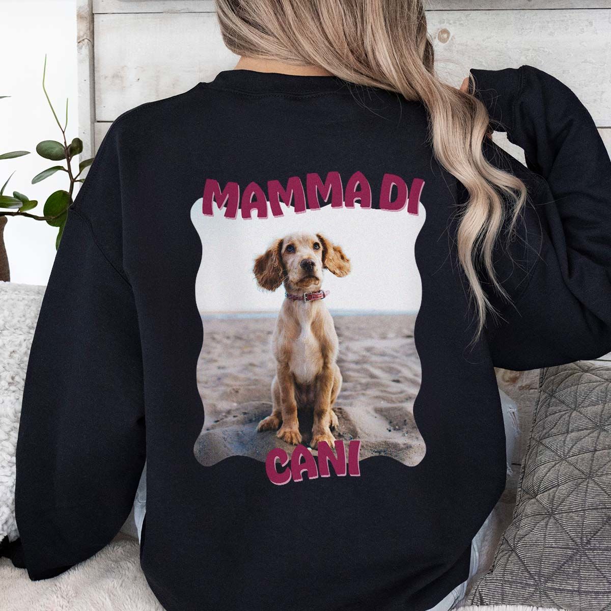 Felpa Personalizzata con Foto e Testo