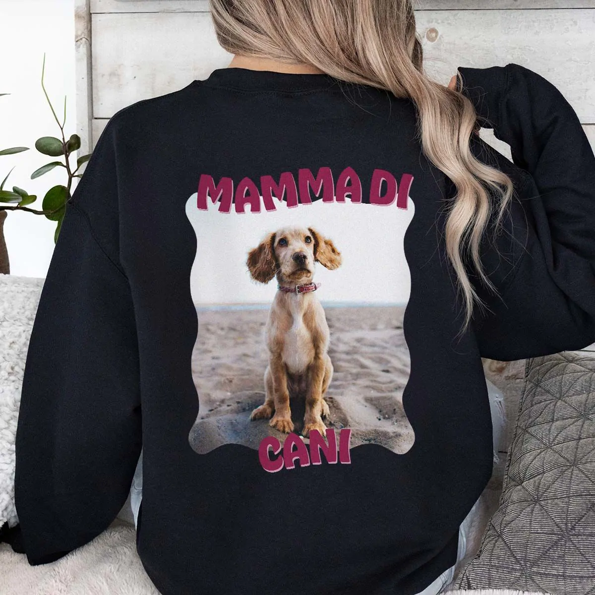 Felpa Personalizzata con Foto e Testo