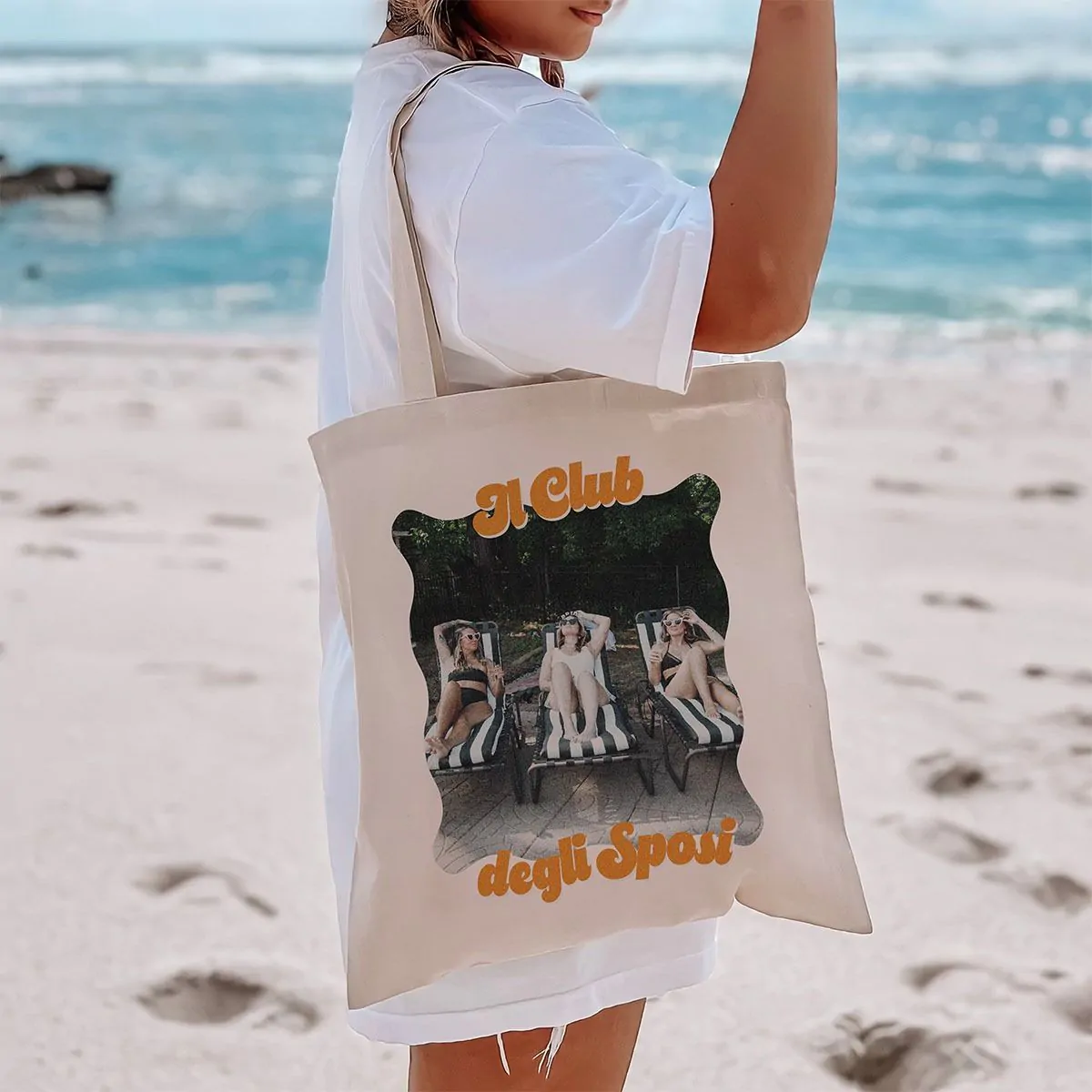 Borsa Personalizzata Tote Bag con Foto e Testo