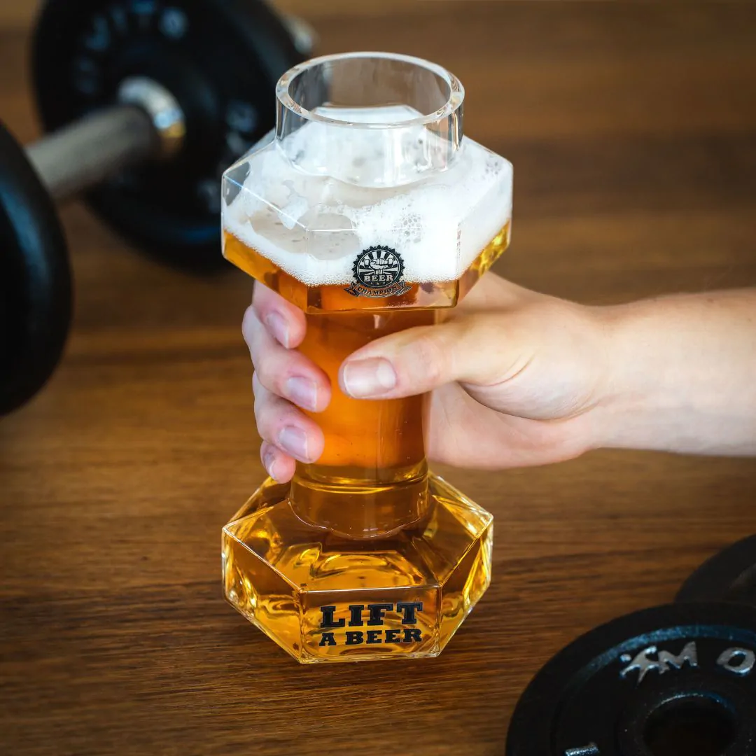 Boccale da Birra in Stile Pesi Palestra 