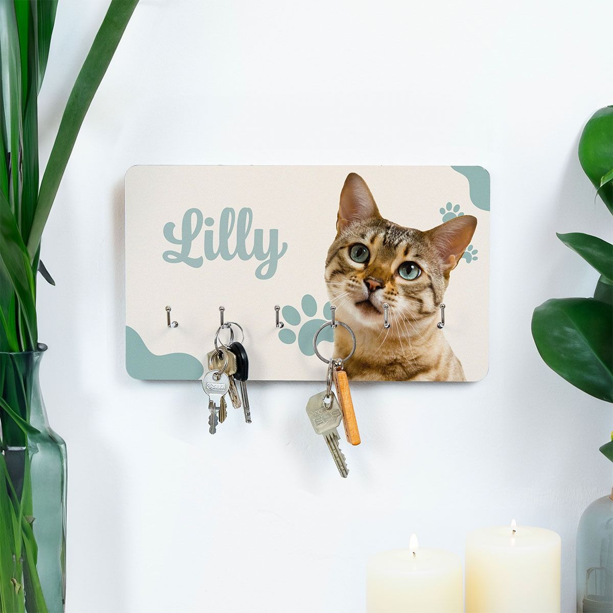 Portachiavi Personalizzato con Animale Domestico