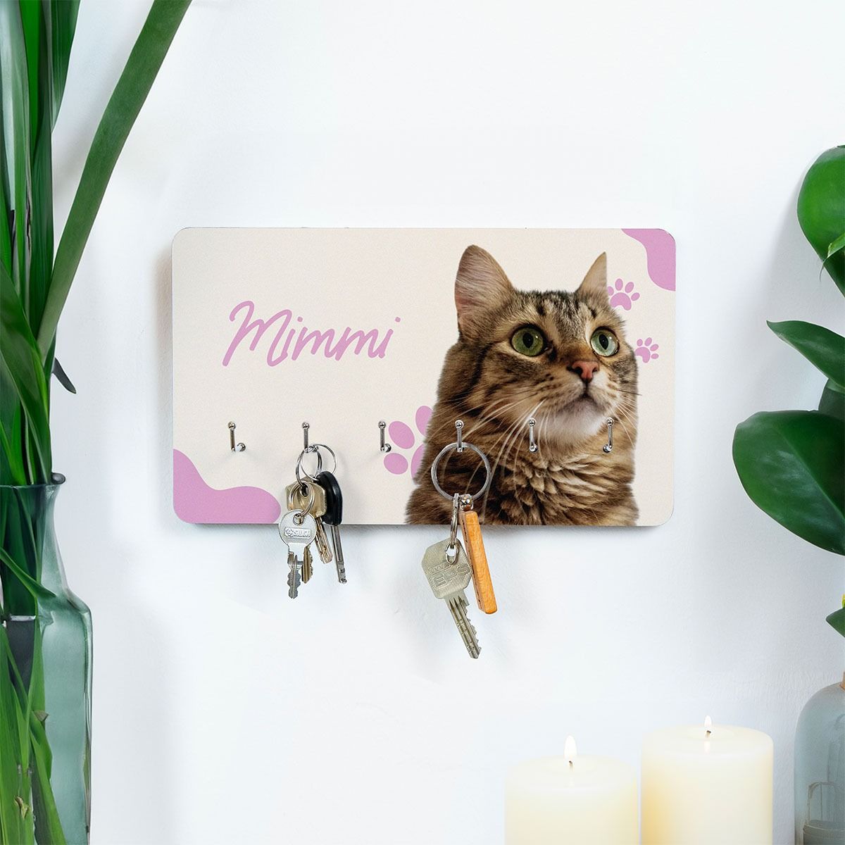 Portachiavi Personalizzato con Animale Domestico