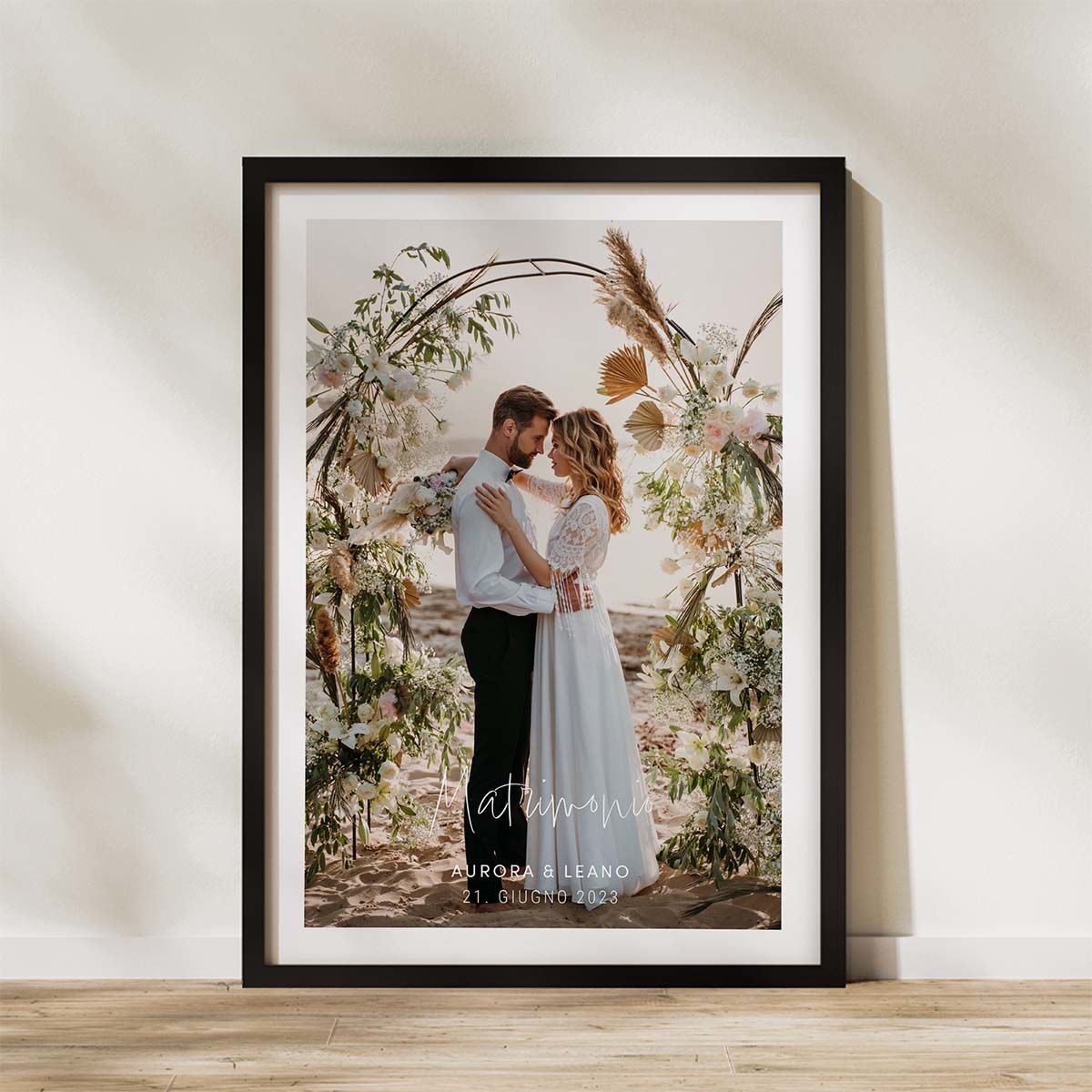 Poster Fotografico Personalizzato con Testo