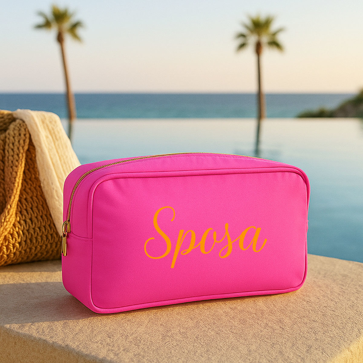 Personalisierbare Reisetasche mit Text
