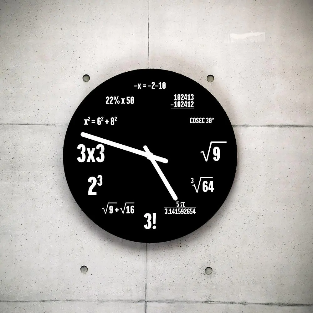 Orologio formule matematiche new arrivals