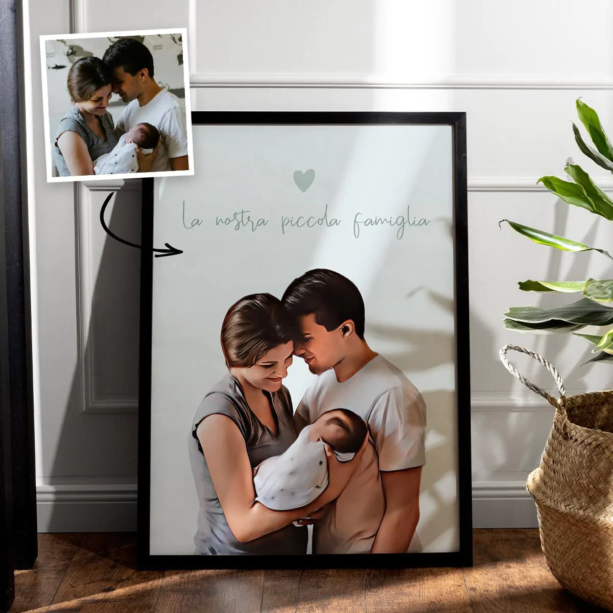 Quadro Personalizzato in Stile Fumetto