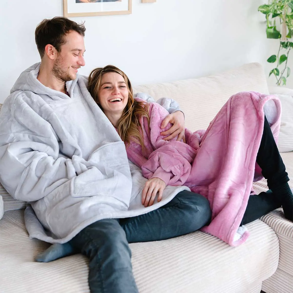 Coperta con Cappuccio Personalizzata con Foto e Testo