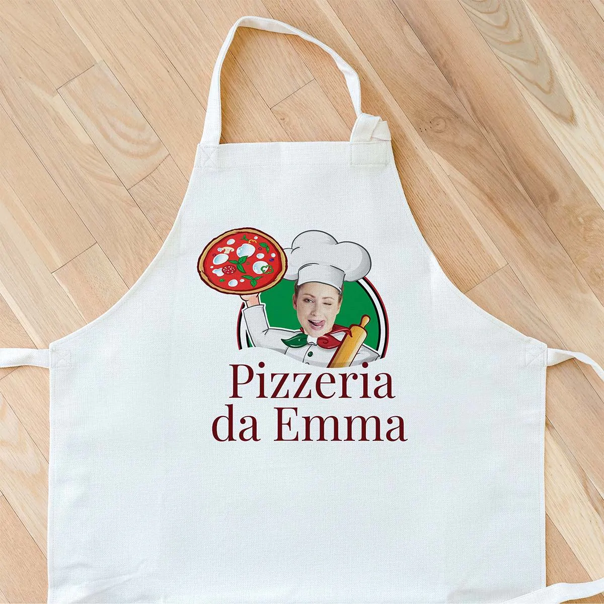 Grembiule da Cucina Personalizzato Pizzeria con Viso