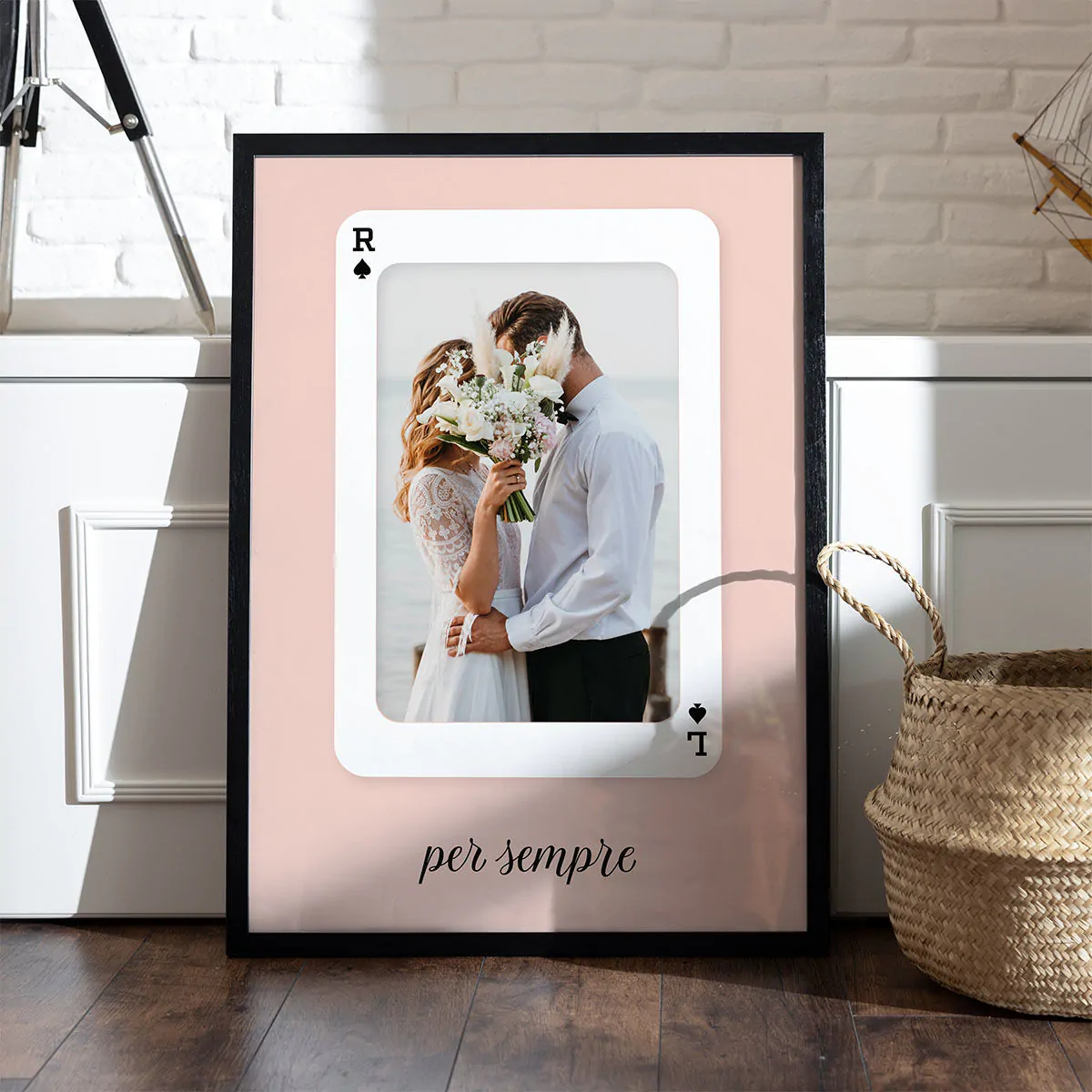 Poster Personalizzato Carta da Gioco con Foto e Testo
