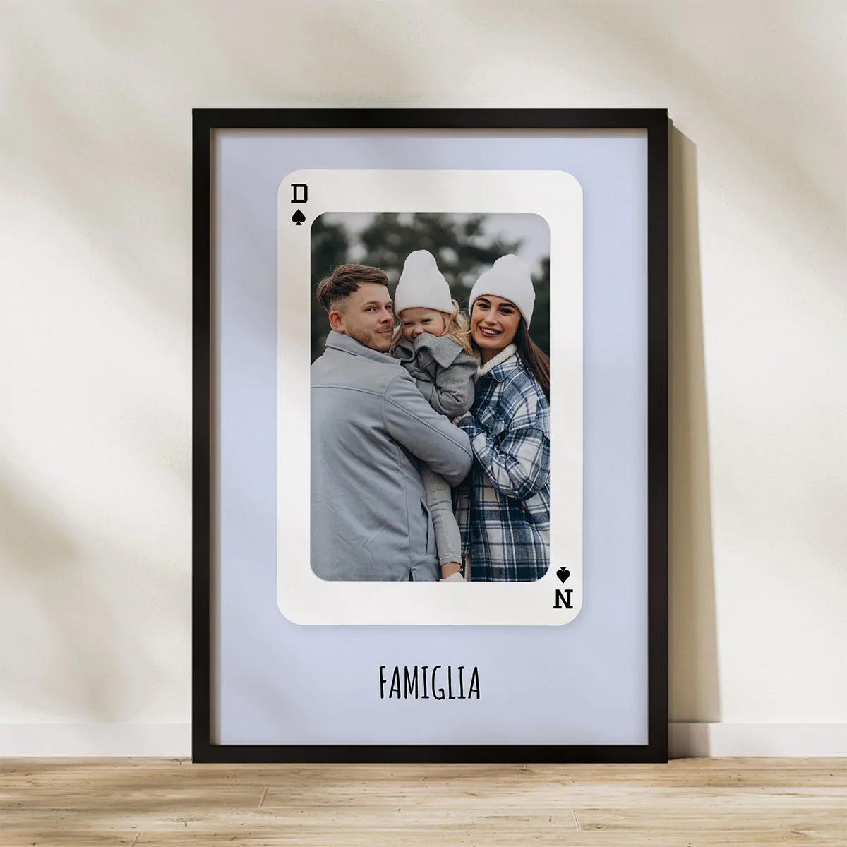 Poster Personalizzato Carta da Gioco con Foto e Testo
