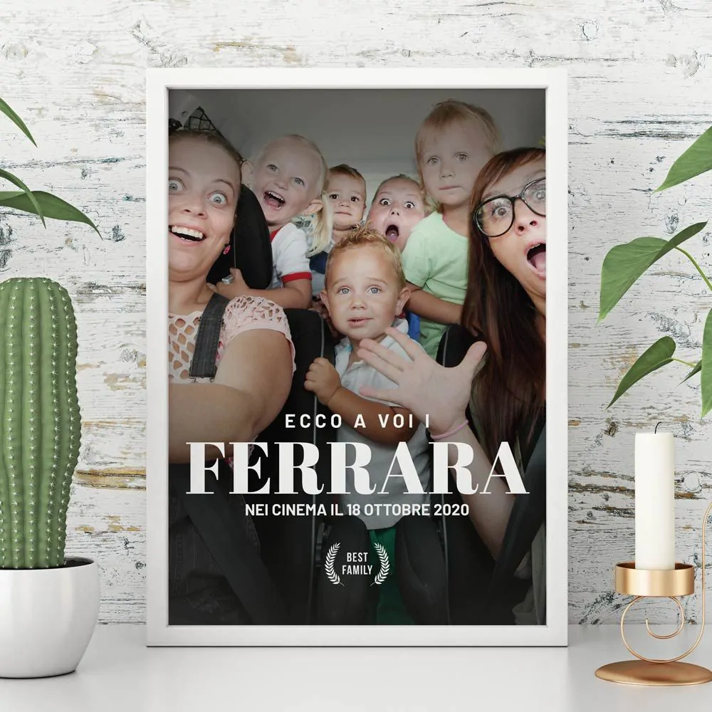 Poster Personalizzato in Stile Locandina di Film