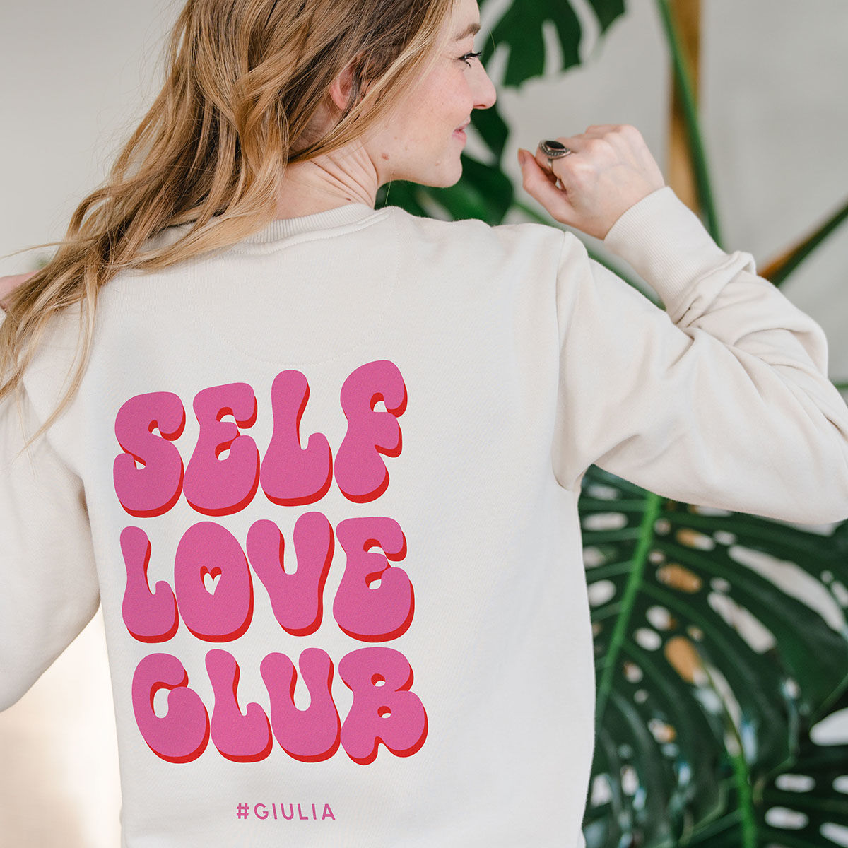 Felpa Personalizzata Self Love Club