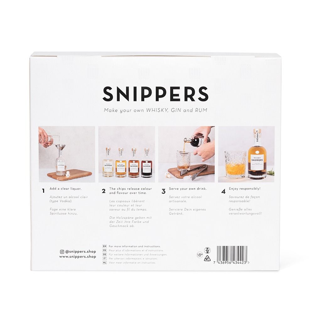 Cofanetto Regalo Whisky, Rum e Gin Fai da Te
