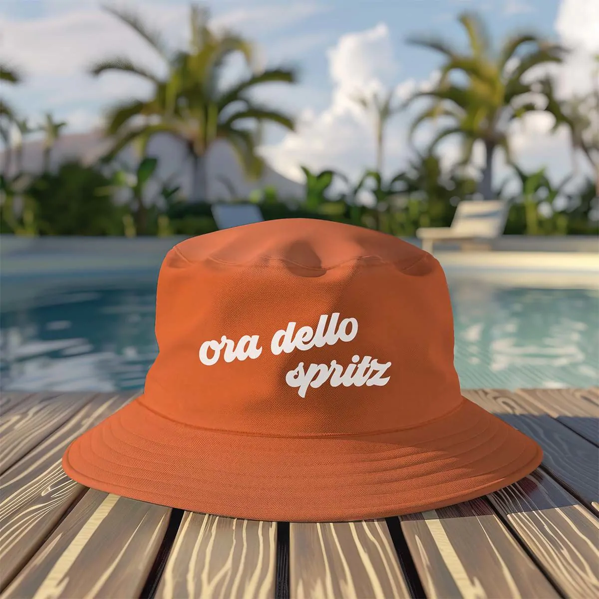 Cappello da Pescatore Personalizzati con due Frasi