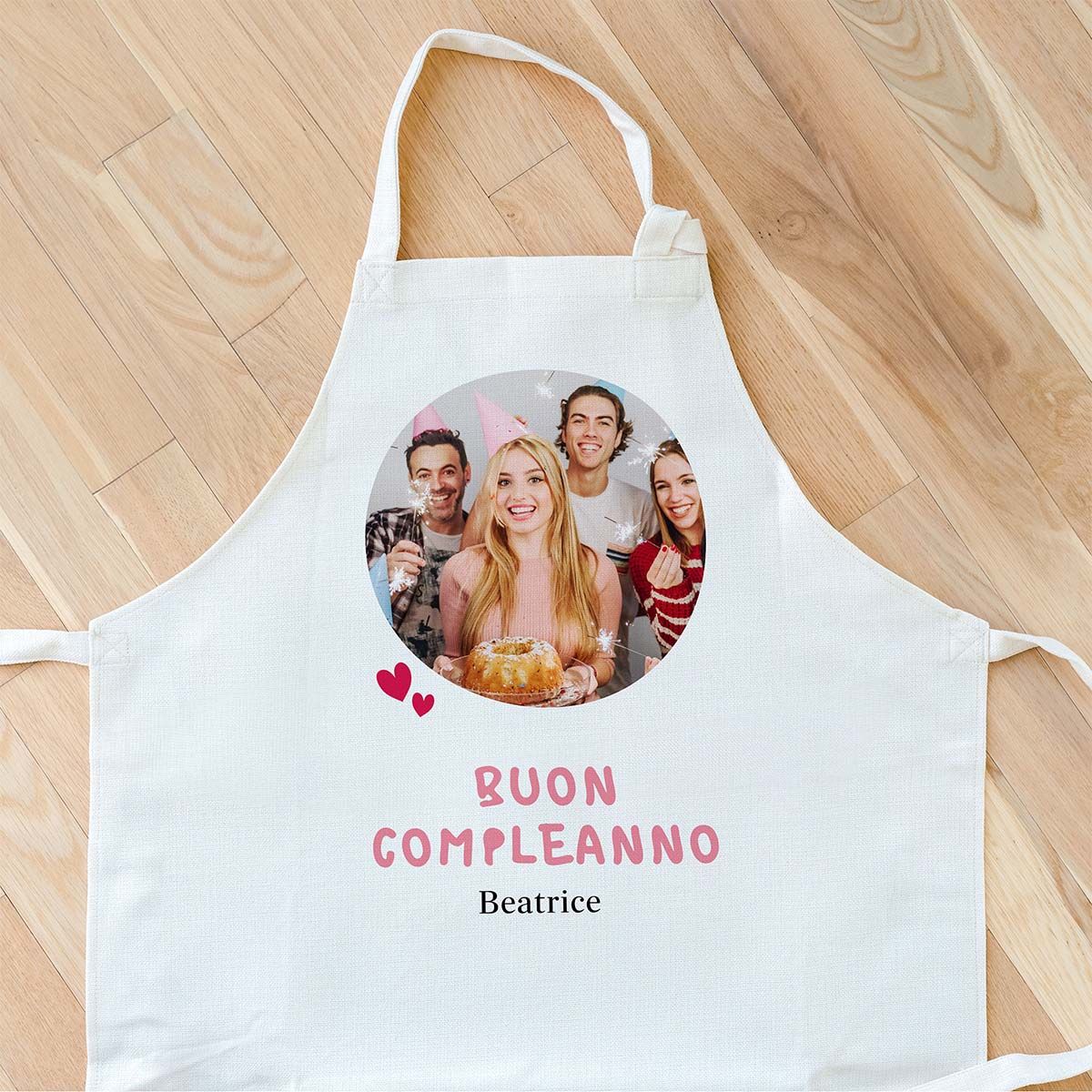 Grembiule da Cucina Personalizzato con Foto e Testo