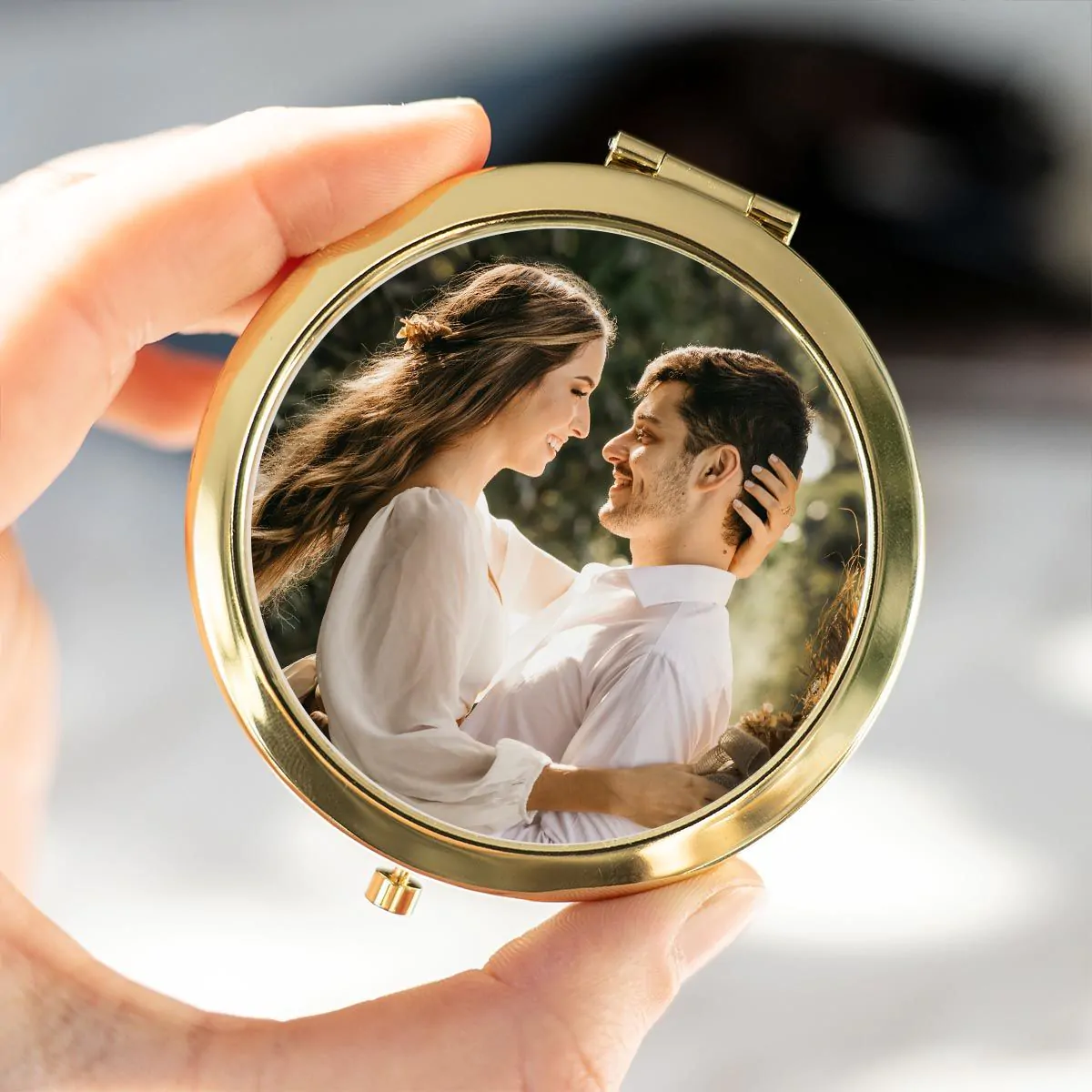 Specchietto Tascabile Personalizzabile con Foto 