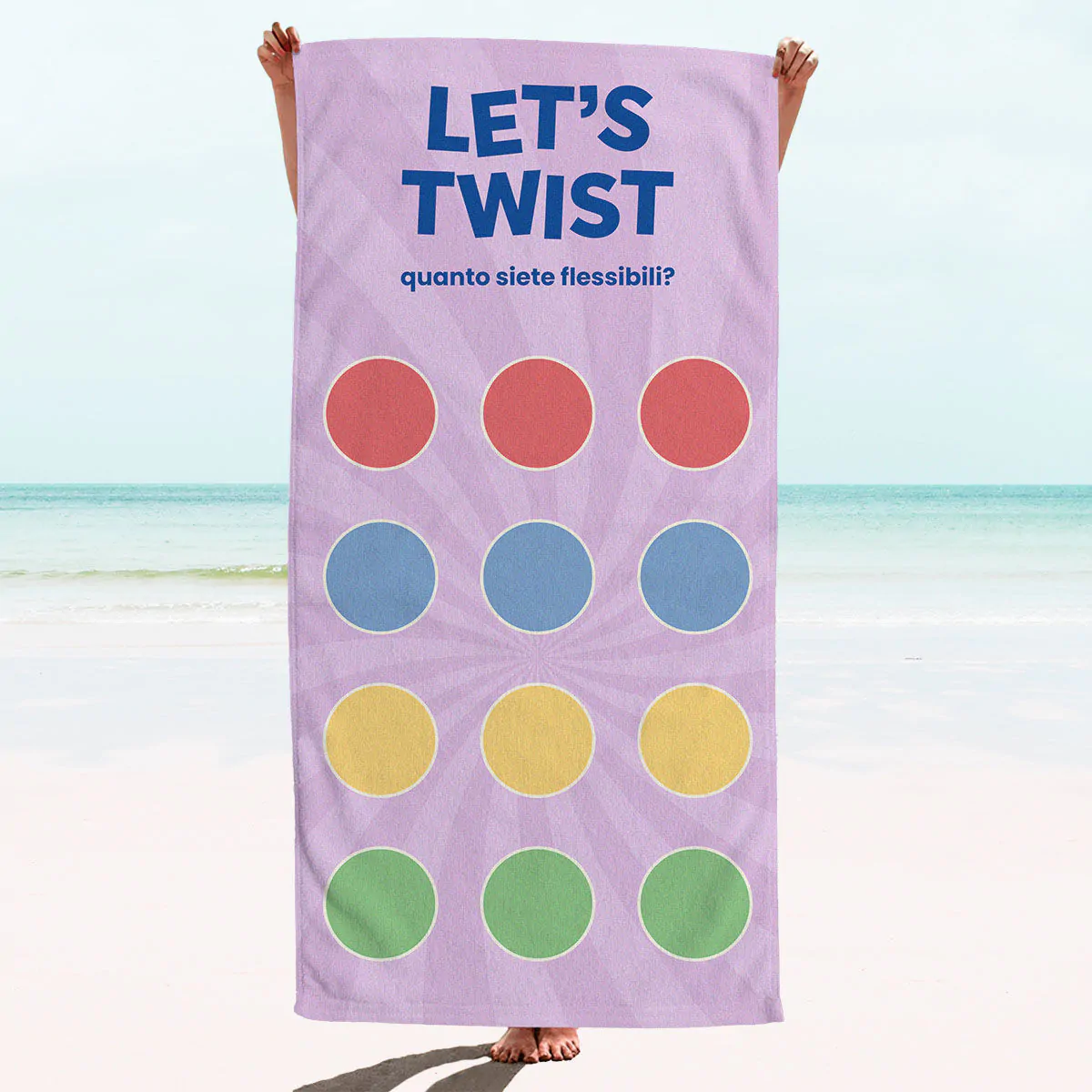 Telo Mare Personalizzato Let's Twist