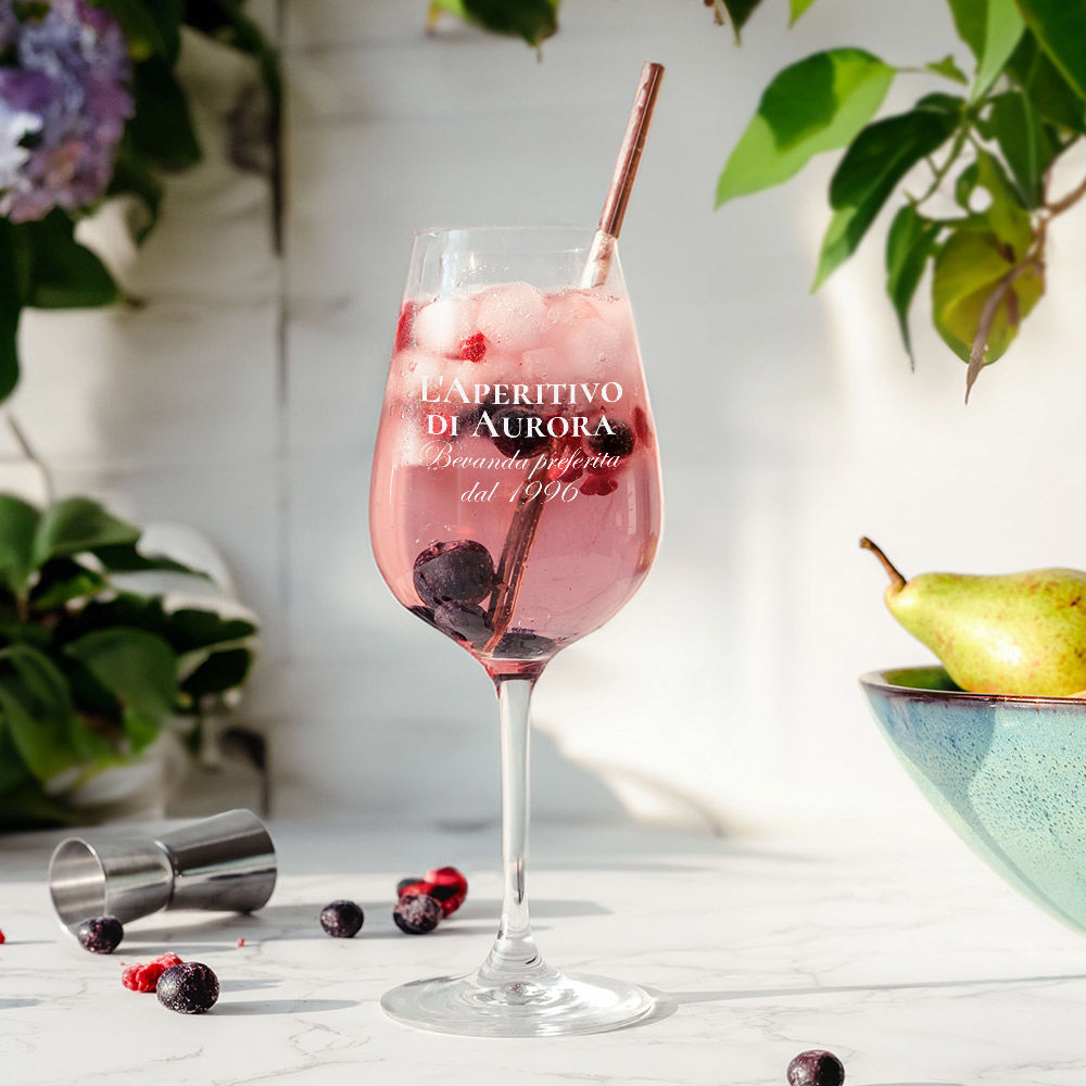 Bicchiere per l’Aperitivo Personalizzato con Nome