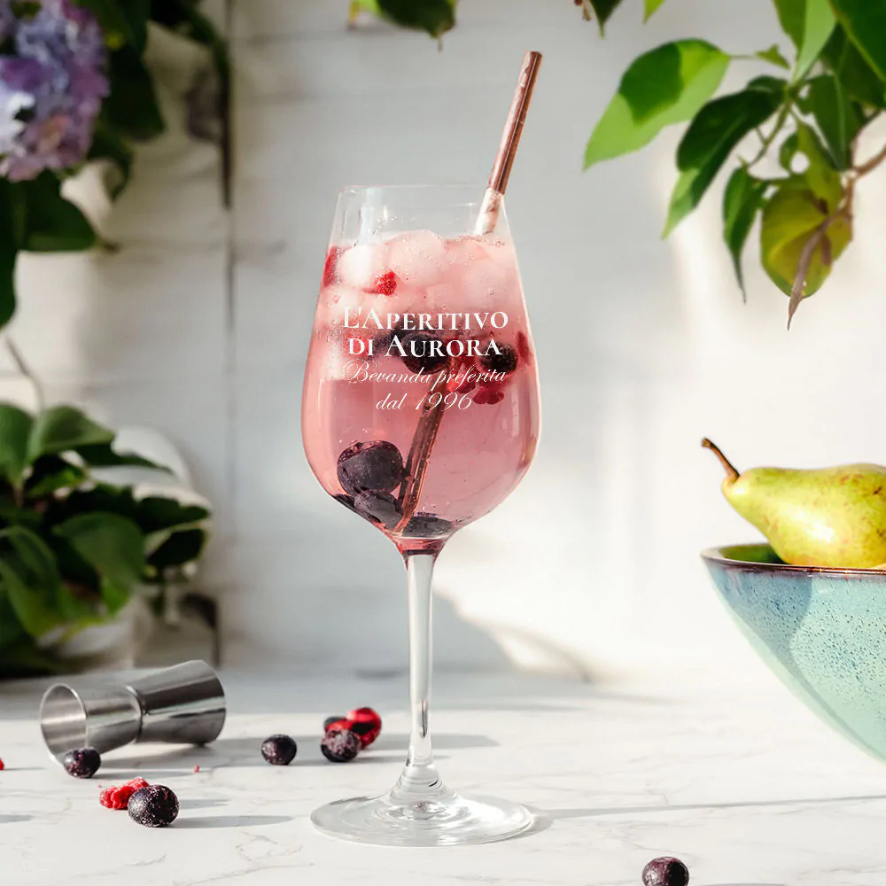 Bicchiere per l’Aperitivo Personalizzato con Nome