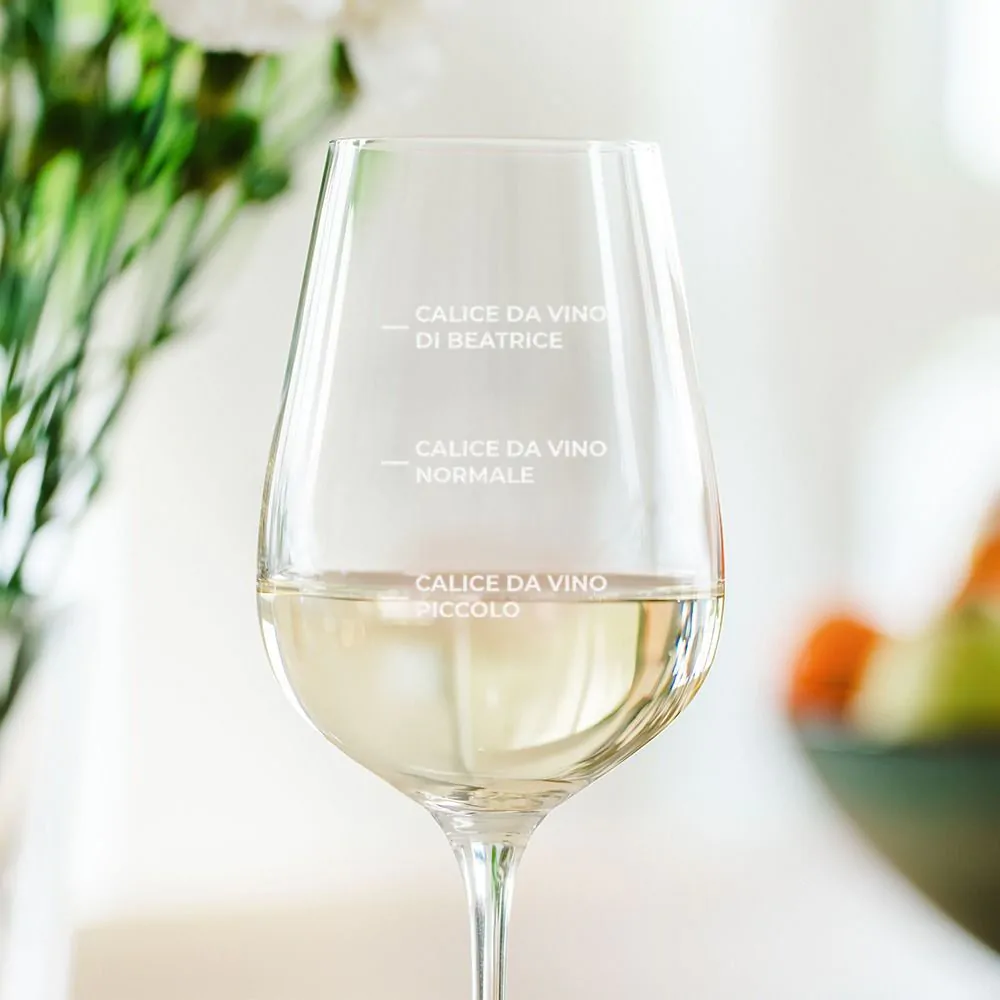 Calice da Vino Personalizzato con Nome