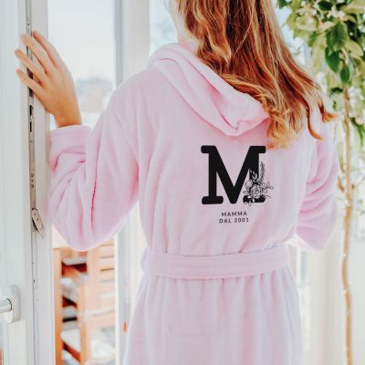 Accappatoio Personalizzato con Monogramma e Testo Regali di Natale Accappatoio Personalizzato con Monogramma e Testo