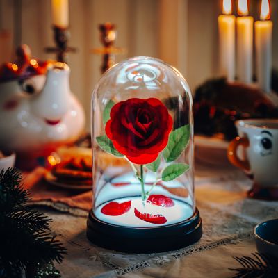 La Bella e La Bestia: Lampada Rosa Incantata regali romantici lampada rosa incantata bella e la bestia