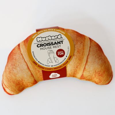 Tappetino per Mouse in Stile Croissant per la Scrivania