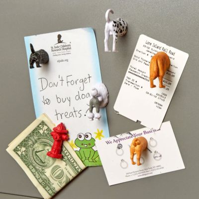 Set di 6 Magneti da Frigo a forma di Culetto di Cane Set di 6 Magneti da Frigo a forma di Culetto di Cane