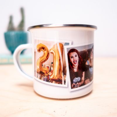 regali per amica o fidanzata tazza di metallo personalizzabile con foto