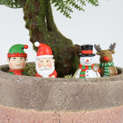 Decorazione Natalizia per Piante Set da 4