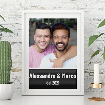 Poster Personalizzato in Stile Lavagnetta