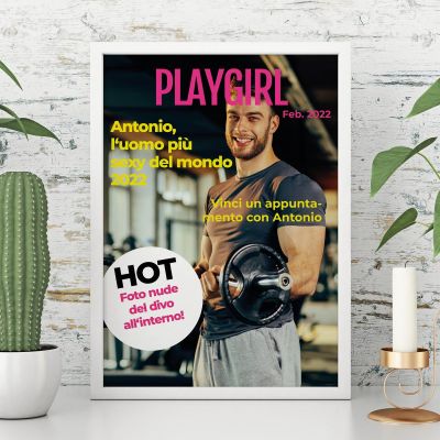 Poster Personalizzato in Stile Copertina di Rivista