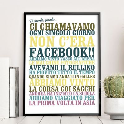 Poster Personalizzato "Ti ricordi, quando ..." Poster Personalizzato "Ti ricordi, quando ..."