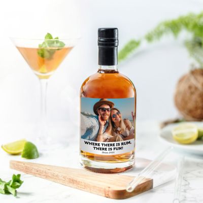Rum Personalizzato con Foto e Testo Rum Personalizzato con Foto e Testo
