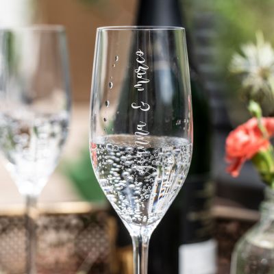 Flute da Champagne Personalizzato con Nome Flute da Champagne Personalizzato con Nome