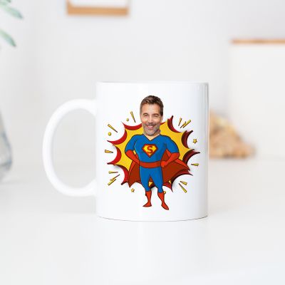Tazza Supereroe Personalizzata con Faccia Tazza Supereroe Personalizzata con Faccia
