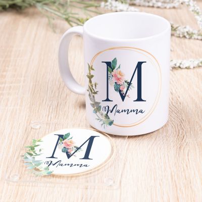 Tazza Mamma con Sottobicchiere Tazza Mamma con Sottobicchiere