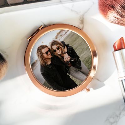 Specchietto Tascabile Personalizzabile con Foto 