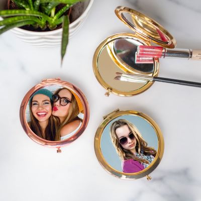 Specchietto Tascabile Personalizzabile con Foto Specchietto Tascabile Personalizzabile con Foto