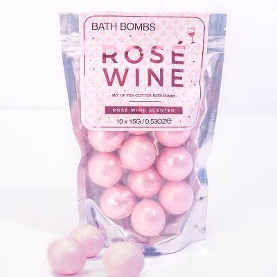 Bombe da Bagno al Vino Rosato 