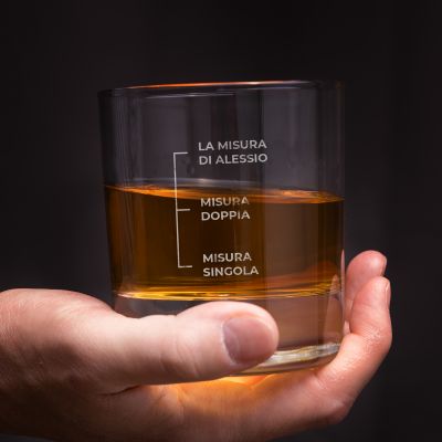 Bicchiere da Whisky con Incisione