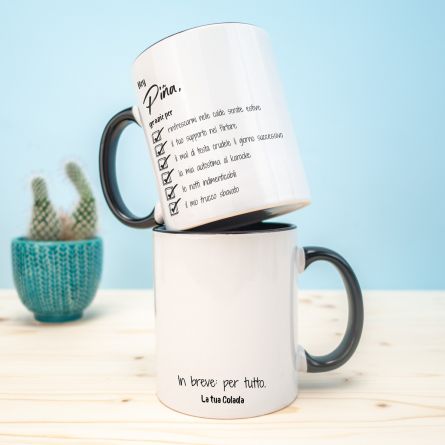 Tazza Elenco Personalizzabile